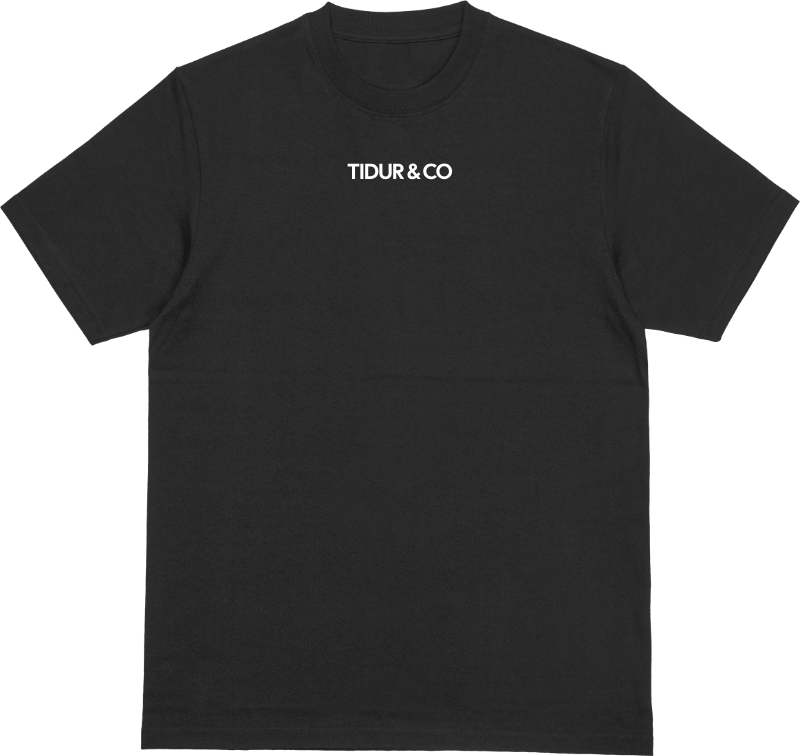 Tidur & Co Signature Tee Black